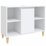 vidaXL valamukapp, valge, 80 x 33 x 60 cm, tehispuit