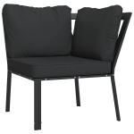 vidaXL aiatool hallide patjadega, 76 x 76 x 79 cm, teras