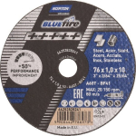 L&otilde;ikeketas Norton Blue Fire A60 T41, 76 x 1 x 10 mm