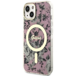 Arva GUHMP14MHCFWSP iPhone 14 Plus 6,7 rožine/rožine v&auml;rviga Flower MagSafe kaitse&uuml;mbris