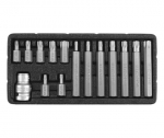 Otsikute komplekt Yato Torx security T20-T55 YT-0417, 15 tk