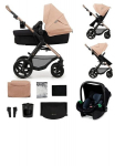 Universaalne jalutusk&auml;ru Kinderkraft Moov 2 4in1 Eva, sand beige