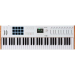 Arturia s&uuml;ntesaator KeyLab 61 Mk3 MIDI kontroller, valge