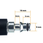 Asendusosa survepesuri voolik Lavor jaoks &ndash; Click Connect, Nailonist ootus, Pikkus 5 m, 200 Bar