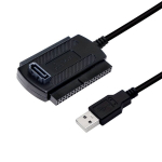 USB SATA IDE Muunduri Kaabel Adapter USB 2.0 2.5/3.5/5.25-tolline (54.86cm/must).