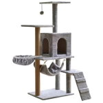 Kassi kraapimispost voodiga