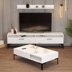 3-osaline elutoam&ouml;&ouml;blikomplekt Asir Istanbul, valge