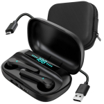 Traadita k&otilde;rvaklappide touch sport BT5.1 powerbank korpus