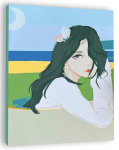 Maalimine numbrite j&auml;rgi Winder Arts "Noor naine", 40x50cm