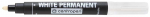 Permanentne marker 8586 2,5mm Centropen, valge