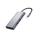 Adapterid, USB-jaoturid, C-t&uuml;&uuml;pi 11-&uuml;hes HDMI v&otilde;rgukaardi dokkimisjaam