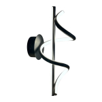 Seinalamp Twist 12W LED, must