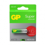 GP LR6 AA Super (G-TECH) patareid 6 tk.