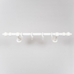 Kardinapuu STANDART &Oslash;28mm valge, 400 cm