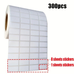 300//500/1000/2000tk Isekleepuvad Etiketid, Kirjutatavad Materjali/Vahendi Sildid 0.99&times;2.01cm, Valge Nimesilt Hindadele., 300 kvadratinių etikečių lipdukų 0,39 &times; 0,79 colio