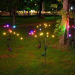 1tk P&auml;ikese S&auml;rak&auml;rbse Lamp: Lisage Maagiline S&auml;ra Aeda, Solar 8 Fireflies spalvoti žibintai