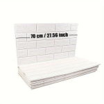 3D Telliskiviseina Kleebis: 70cm x 500cm, 2mm Paks, Iseliimuv, Siset&ouml;&ouml;deks, Kodukaunistuseks.