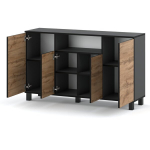 KAPP 140CM PARIM 4-UKSELINE GARDEROOBIKAPP HALL MATT / TAMMEPUUST WOTAN