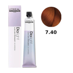 Loreal Dia Light juuksev&auml;rv v&auml;rvitud ja tundlikule juuksele, toon-toonis hapeeline v&auml;rvimine, ammoniaagivaba, 50ml 7.40 intensiivne vaskne blond