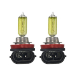 2tk Kollane 2000LM 100W H11 H8 H9 12V-24V DC halogeentuli kaugtuled p&auml;evas&otilde;idutuled alumiiniumsulamist autotuled