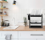 Kolmetasandiline n&otilde;udepesumasin, Massido MS-6031, 53 cm. x 25 cm. x 45 cm., must