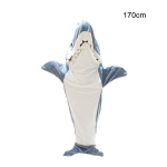 Shark tekk kapuuts Adult - Shark Onesie Adult kaasaskantav tekk - Shark Felt Super Pehme hubane flanell kapuuts Shark Magamiskott 170cm