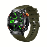 Nutiv&otilde;ru Meeste Fitness Nutikell Helistamisv&otilde;imalusega LED 3.71cm &Otilde;ues Jooksmiseks., Žalias