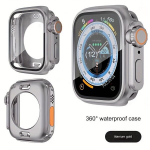 Apple Watch Ultra 360&deg; t&auml;iskaitsekaaned 40mm 41mm 44mm 45mm jaoks., Titano auksinis