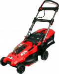 Akutoitega muruniiduk Skil 0140 BA 2x18 V 2x4,0 Ah koos akuga