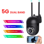 V&auml;lise IP-seirekaamera WiFi 2.4 + 5G HD 1080P suum x4 inimese j&auml;lgimise v&auml;rviline &ouml;&ouml;n&auml;gemine