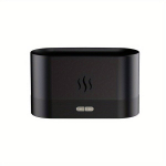 USB-toitega ultraheliga jaheda udu niisutaja LED-tulega, Juoda