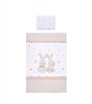 Lorelli laste voodipesukomplekt Honey Bunny Beige, 110x70, 5-osaline