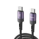 240W USB-C Laadimiskaabel IPhone Samsungile Pixelile, Violetinė
