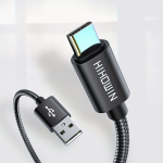 T&uuml;&uuml;pi C kaabel Samsung Kiirlaadija USB C Kiire Laadimine Vivo OPPO Redmi Andmed Kaabel., Juoda