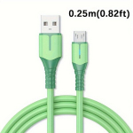 33W 3A USB Micro Kiire Laadimine Kaabel LED Indikaator Samsung Galaxy jaoks., Žalias