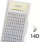 &Uuml;ks Paar Loodusliku V&auml;ljan&auml;gemisega Vale Ripsmed - 0.05mm Paks C/D Koolutus - Valmiskomplekt Mahulised Ripsmelehvikud 3D/4D/5D/6D/8D/10D/12D, 14D