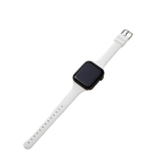 Moodne Silikoonist Kellarihm Liblikklambriga, Reguleeritav Ja Veekindel, &Uuml;hildub Apple Watchiga., Baltas