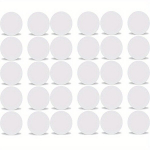 30 tk NFC sildid NFC 215 kaardid NFC kiip NFC 215 &uuml;mberkirjutatav &uuml;hilduv TagMo ja NFC-toega mobiiltelefonide ja seadmetega, &uuml;mmargune 25mm (1 toll), Baltas
