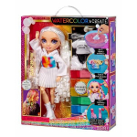 Rainbow High - Aqua Color - 1 mannequin doll (Violet) of 27cm - 2 outfits and customizable accessories - Color your hair