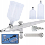 Aerograaf &ndash; T&auml;pne pihustus, Roostevaba terasest 0,5 mm d&uuml;&uuml;s, Komplekt kahe mahutiga