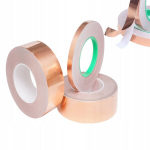 5 mm x 50 m (0,05 mm paksune) vasklint - &uuml;ks k&uuml;lg on juhtiv.