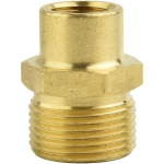 Adapter M22&ndash;1/4" &ndash; Messingist, Kiire &uuml;hendus, Sisemine l&auml;bim&otilde;&otilde;t 14 mm