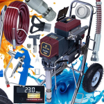 V&auml;rvipritse Zenthril Delta L &ndash; Heliassist, 4000W, 23MPa, 8L/min, Harjavaba mootor