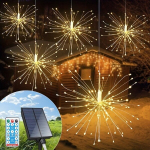 5tk 300LED/450LED P&auml;ikese Ilutulestiku Valgus Puldiga Ajastiga 8 Režiimi.
