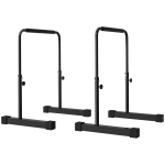 Dip-jaam, k&otilde;rgusreguleeritav 80-105 cm, kerge, libisemiskindel, kuni 120 kg, terasest, must