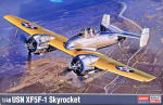 Liimitav mudel Academy 12363 USN XF5F-1 Skyrocket 1/48