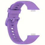 Sportlik silikoonrihm turvalise pandlaga Huawei Watch Fit 3 jaoks variant-102836, Alyvinė violetinė