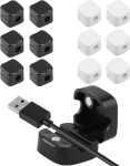 12 komplekti isekleepuv kaablihoidik &ndash; magnetiline ja isekleepuv kaablihoidja &ndash; laadimiskaabli haldus &ndash; HDMI USB &ndash; andmekaabli korraldaja koos magnetiga