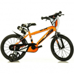 Laste jalgratas Dino, 14", oranž