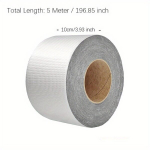1 Rull Super Kleepuv Veekindel But&uuml;&uuml;lteip - Kuumuskindel, Lekkevaba Tihend Katustele, Torudele ja Seintele, 500 * 10 cm / 196 * 3,93 colio
